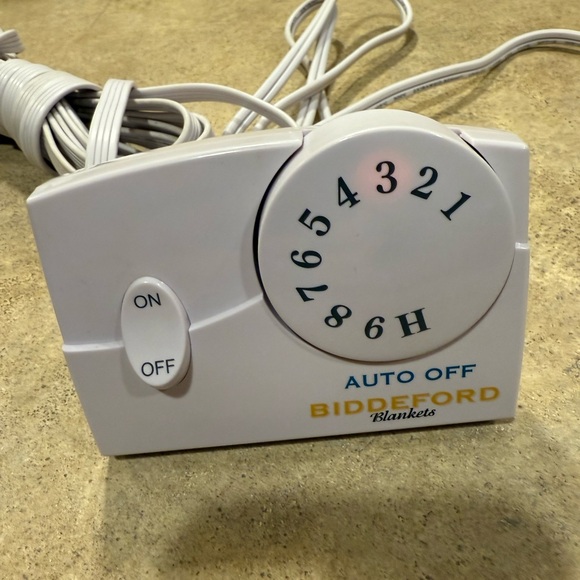 Biddeford TC11BA Electric Heating Blanket 4-Prong Controller White Auto - Tested - Picture 2 of 7